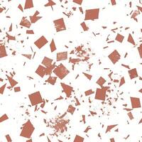 Hand painted monochromatic terrazzo pattern design vector