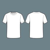 a blank t - shirt template on a gray background vector