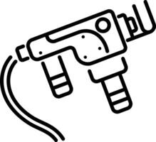 Resurfacing machine icon in line style vector