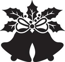Classic Gold Bell Silhouette vector