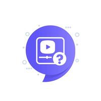 explainer , instruction icon for web vector