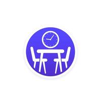 quick date icon for web vector