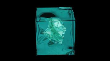 Cubes of vibrant colors create mesmerizing loops perfect for VJ performances video