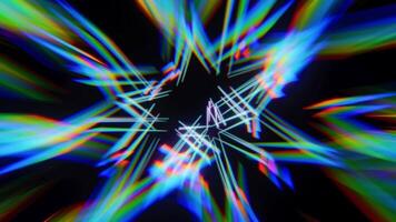 Create stunning VJ loops for music events with vibrant colorful patterns video