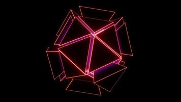 Dynamic kaleidoscopic patterns ideal for vibrant concert experiences video