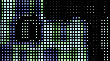 Catchy LED Patterns Create a Dynamic VJ Loop For Music Experiences video