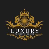 Luxurious Ornament design template ideal for businesses seeking an elegant and sophisticated brand vector