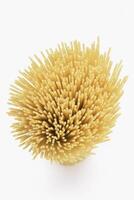 Vermicelli Pasta Bunch, Close View Background, Food Photography photo