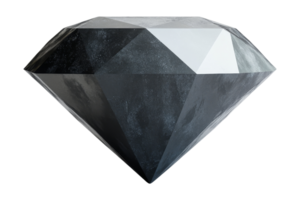 Captivating black diamond gemstone jewelry showcase studio setting close-up view elegance png