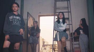 Dynamic Dance Performance in Industrial Setting video