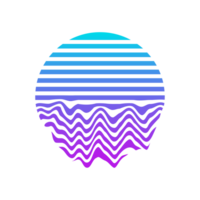 Glitch Liquid circle free , punk geometric shape, Abstract graphic design element. Futuristic melted drips png