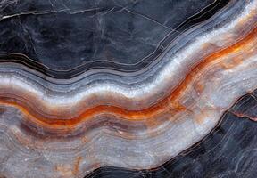 Vibrant natural stone texture with intricate patterns photo