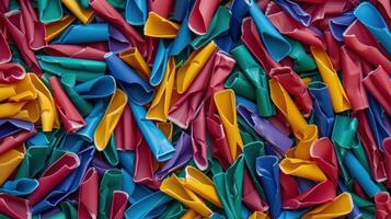 Colorful abstract background of crumpled paper photo