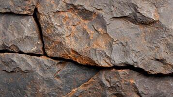 Rugged rock texture with natural patterns and cracks photo