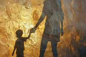abstract textured background with shadow figure photo
