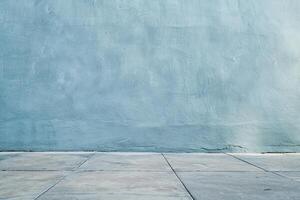 Minimalist concrete wall and floor background photo