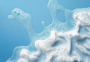 Bubbly blue abstract background photo