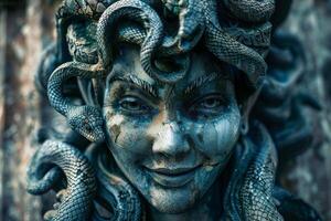 Mystical portrait of a mythical creature photo