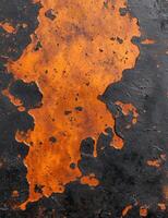 Vibrant rust colored abstract background photo