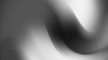 Abstract grayscale curves create a smooth flowing design, perfect for backgrounds, digital art projects, or modern graphic designs. 4k animation video