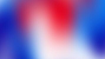 Red, blue, and white blend into soft gradient background. Suitable for patriotic designs, Independence Day visuals, and abstract backgrounds. video