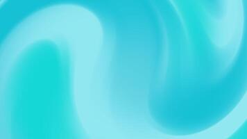 Abstract aqua blue swirling gradients suitable for website backgrounds, graphic design projects, social media posts, or print materials. 4k animation video