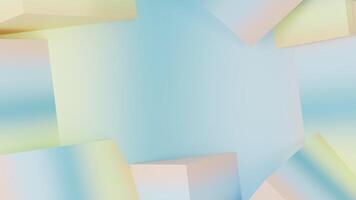 Frame boarder Pastel colors Gradient 3D Background Pattern video