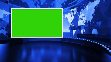 World Map Background 3d rendering with green screen video