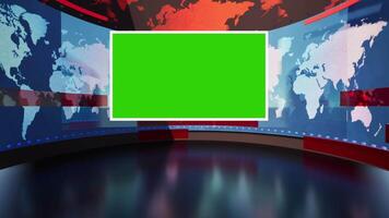 World Map Background 3d rendering with green screen video