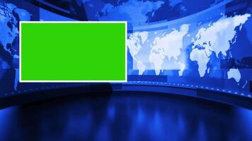 World Map Background 3d rendering with green screen video