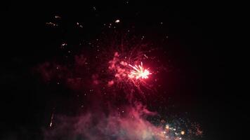 Firework display In The Sky For New Year video