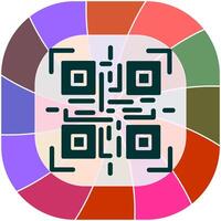 QR Code Reader Icon Design vector