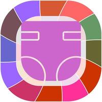 Diaper Changing Icon Design vector