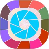 Aperture Artifacts Icon Design vector