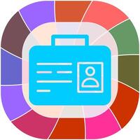 Office Card Icon Design vector