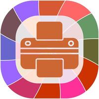 Printer Icon Design vector