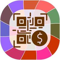 QR Code Payment Icon Design vector