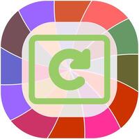 Refresh Symbol Icon Design vector