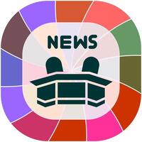 Newsroom Icon Design vector