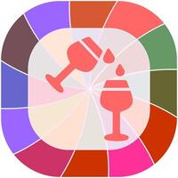 Wine Sip Icon Design vector