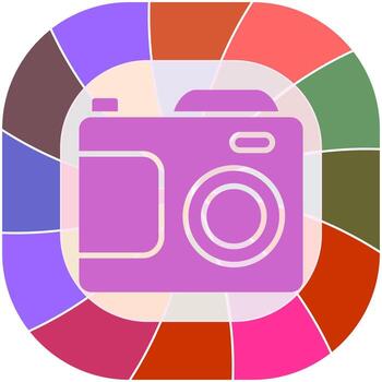 cámara modos icono diseño vector