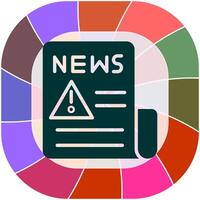 News Alert Icon Design vector
