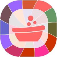 Bubble Bath Icon Design vector