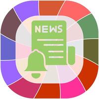 News Update Icon Design vector