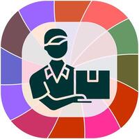 Courier Icon Design vector