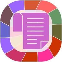Document Icon Design vector