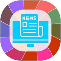 News Report Icon Design vector