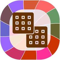 Waffle Icon Design vector
