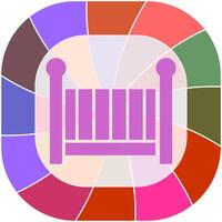 Nursery Cots Icon Design vector