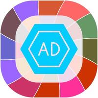 Ad Blocker Icon Design vector